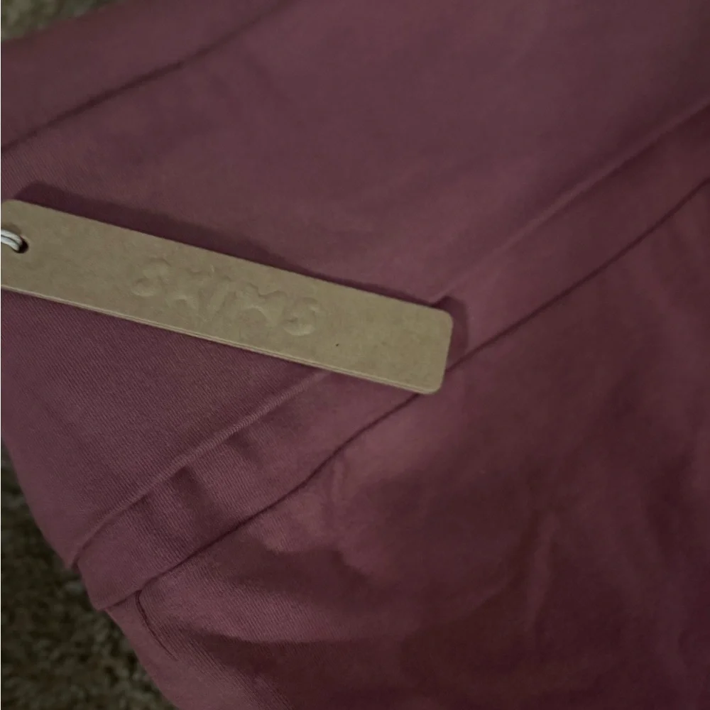 SKIMS Cotton Jersey Foldover Pant- Redwood - Picture 2 of 3